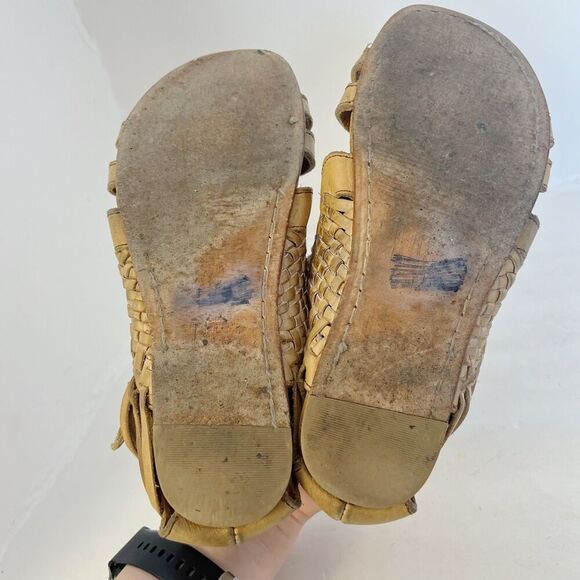 Bed Stu Claire III Women's Tan Leather Sandal Strappy Gladiator Boho Size 8 - Picture 4 of 8